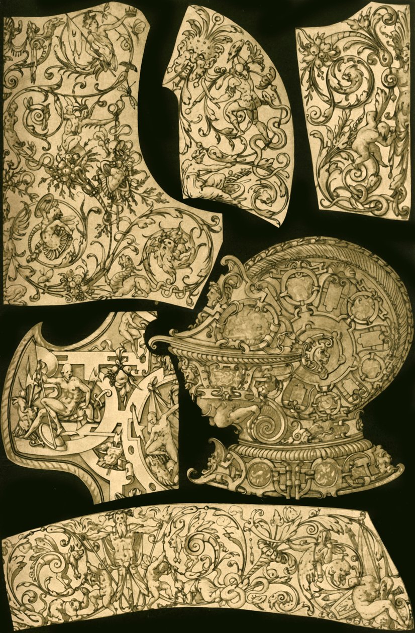 German Renaissance Metalwork by Unbekannt: Fine art print