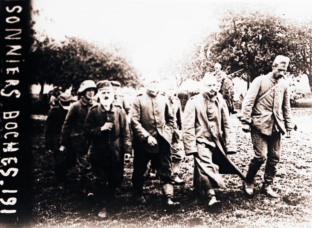 German prisoners of war by Unbekannt