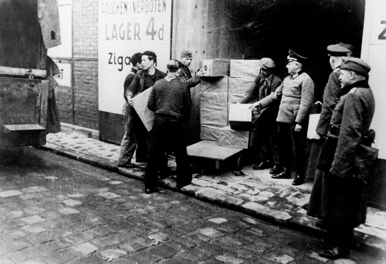 German Supply Depot, Occupied Paris, February 1941 by Unbekannt