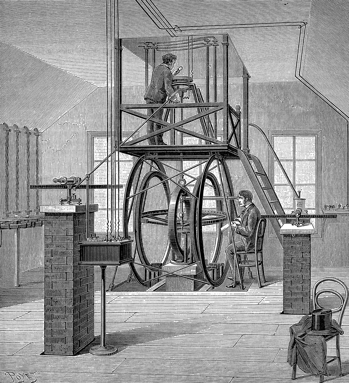 Giant Galvanometer in the Physics Laboratory, Cornell University, New York, USA by Unbekannt