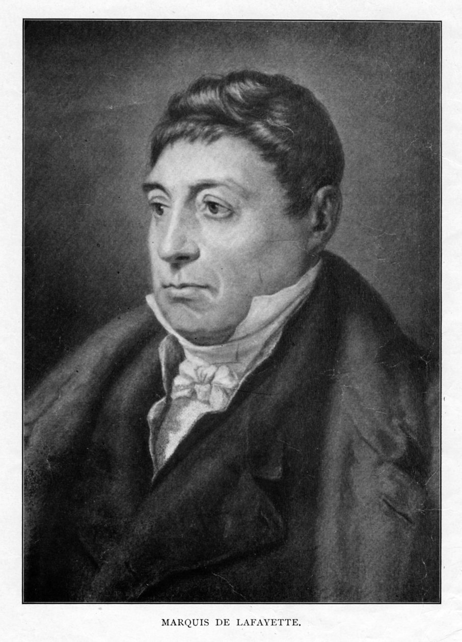 Gilbert du Motier, Marquis de Lafayette, French military leader and statesman by Unbekannt