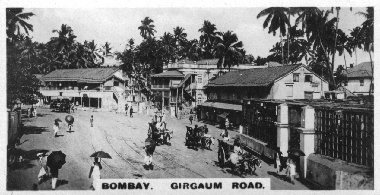 Girgaum Road, Bombay, India, c1925 by Unbekannt