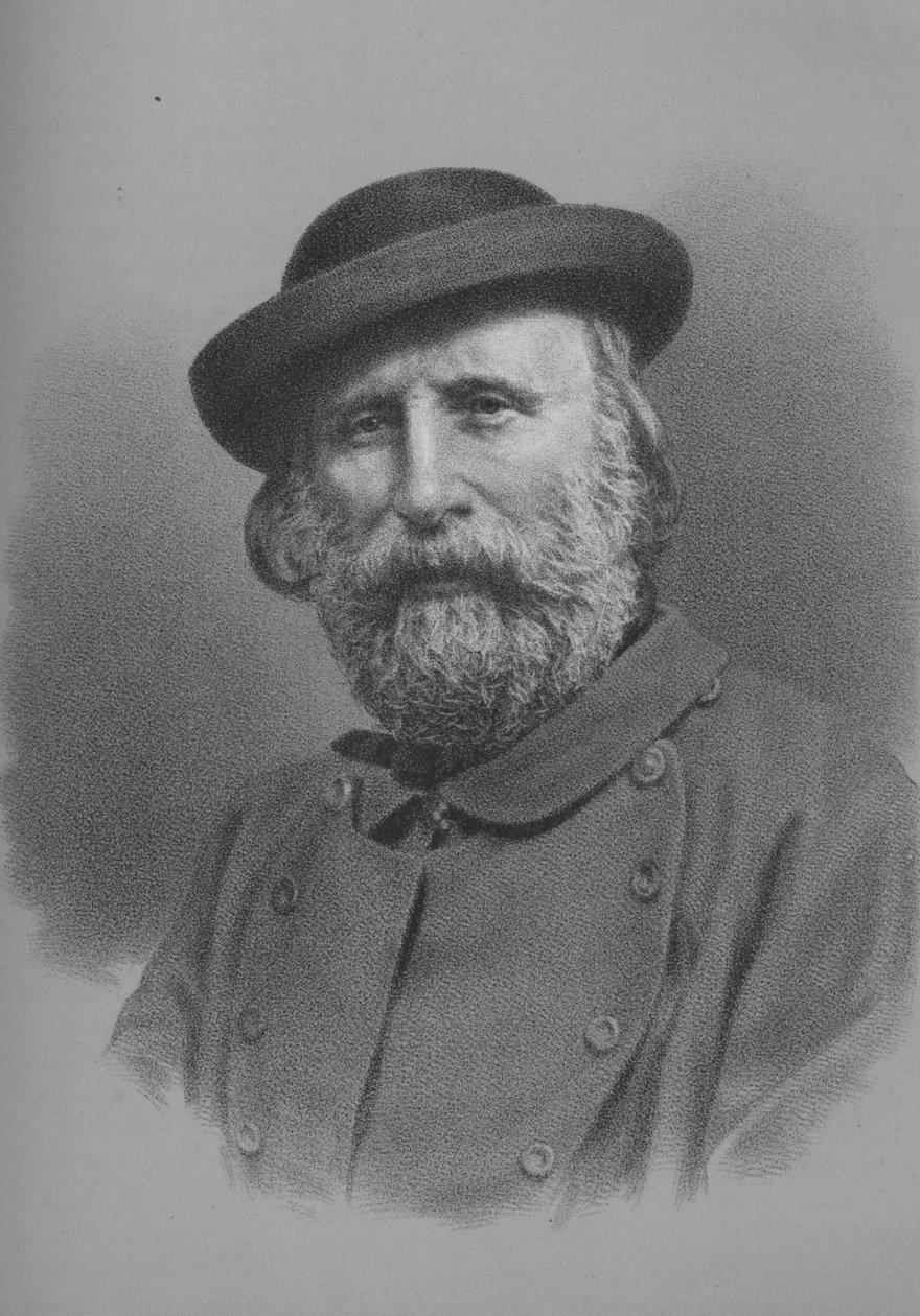 Giuseppe Garibaldi, Italian soldier and politician, 1860s by Unbekannt