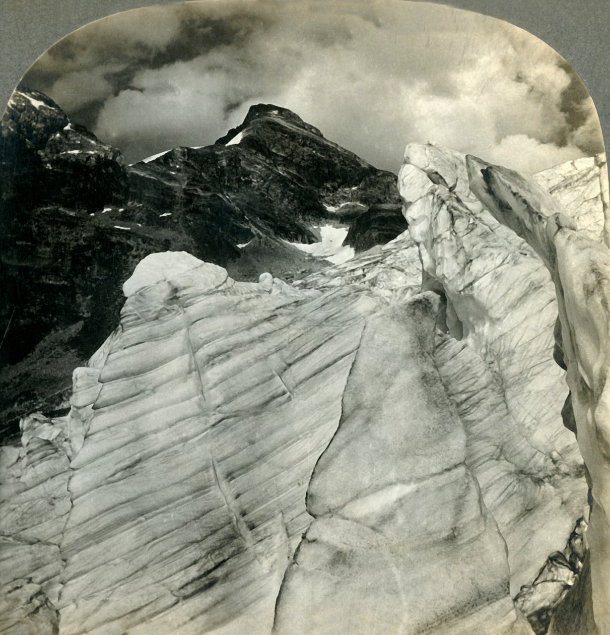 Glacial View in the Canadian Rockies, B.C., Canada, 1903 by Unbekannt