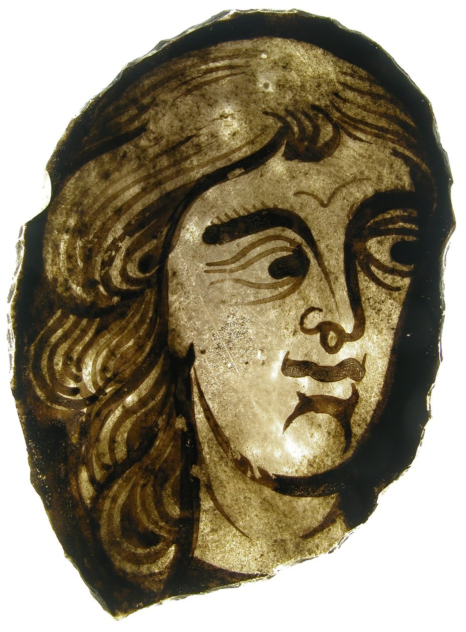 Glass Fragment, French, 13th-14th century by Unbekannt