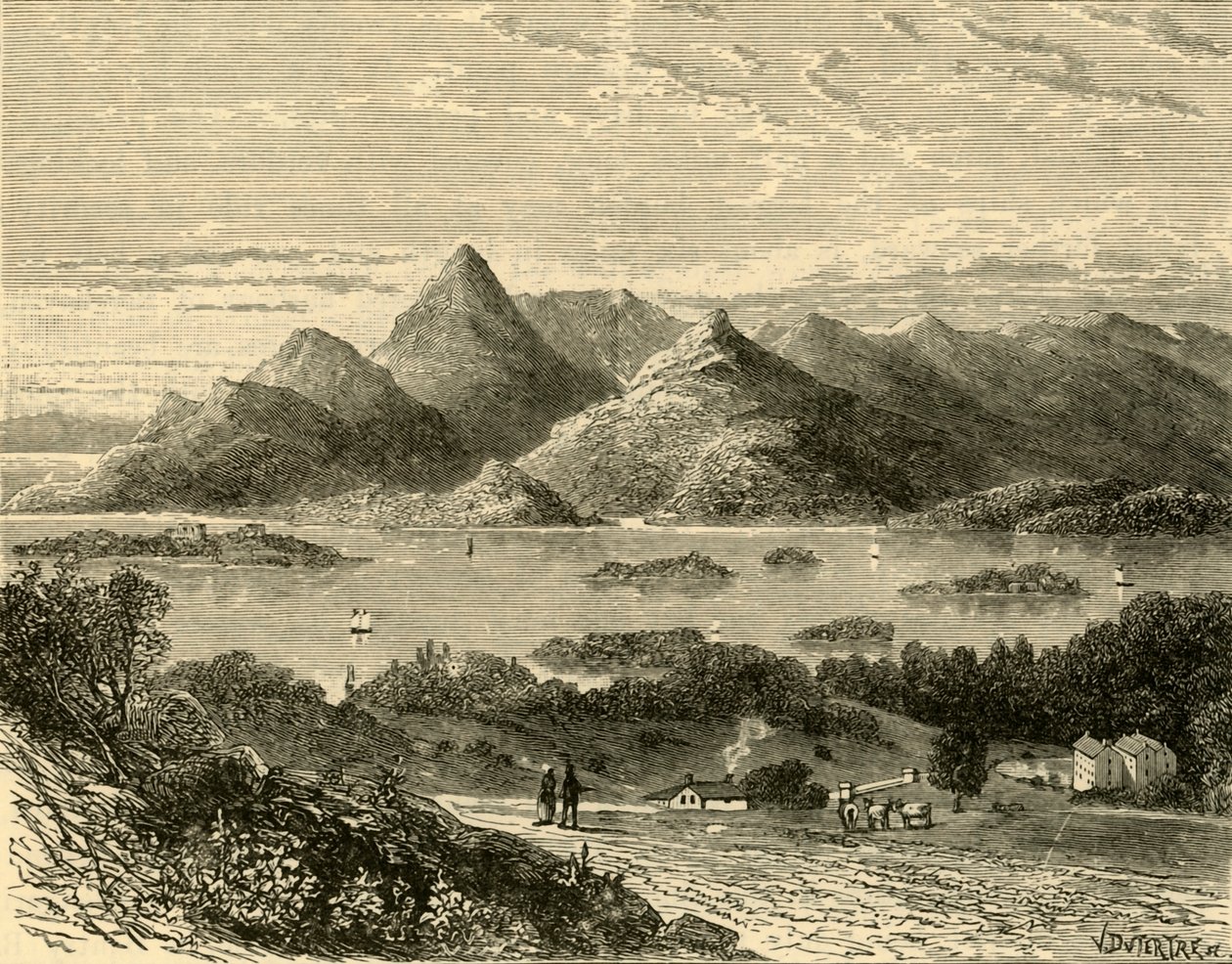 Glengariff Harbour and Bantry Bay from the Eccles Hotel by Unbekannt