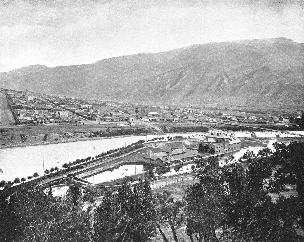Glenwood Springs and Bath-House, Colorado, USA, c1900 by Unbekannt