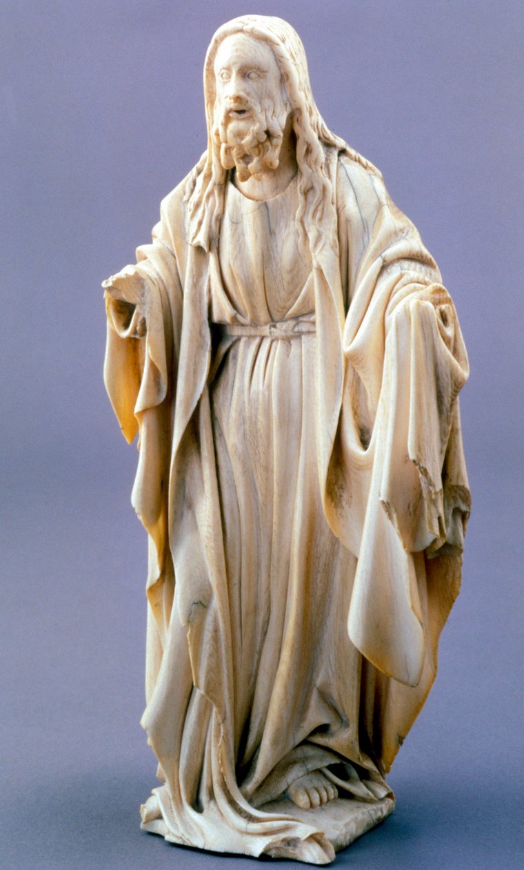 God the Father, Anonymous Flemish Ivory by Unbekannt