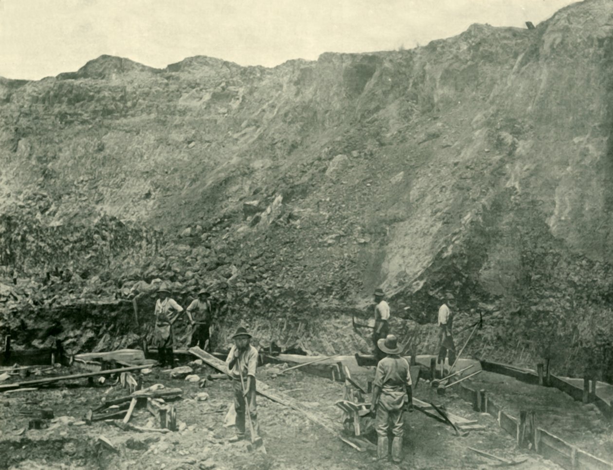 Gold Miners Near Beechworth by Unbekannt