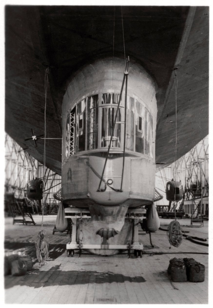 Gondola of a Zeppelin Airship, Lake Constance, Germany by Unbekannt