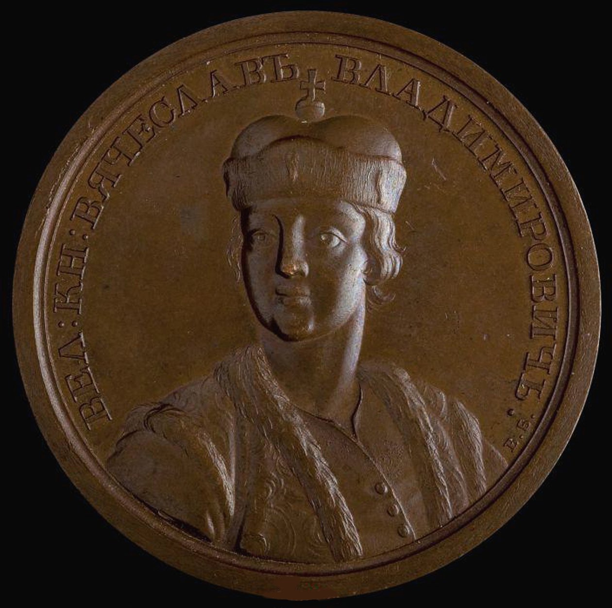 Grand Prince Viacheslav I Vladimirovich of Kiev from the Historical Medal Series by Unbekannt