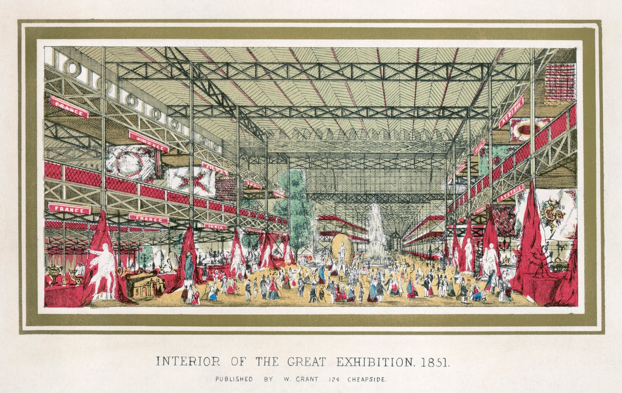 Great Exhibition, Crystal Palace, Hyde Park, London by Unbekannt