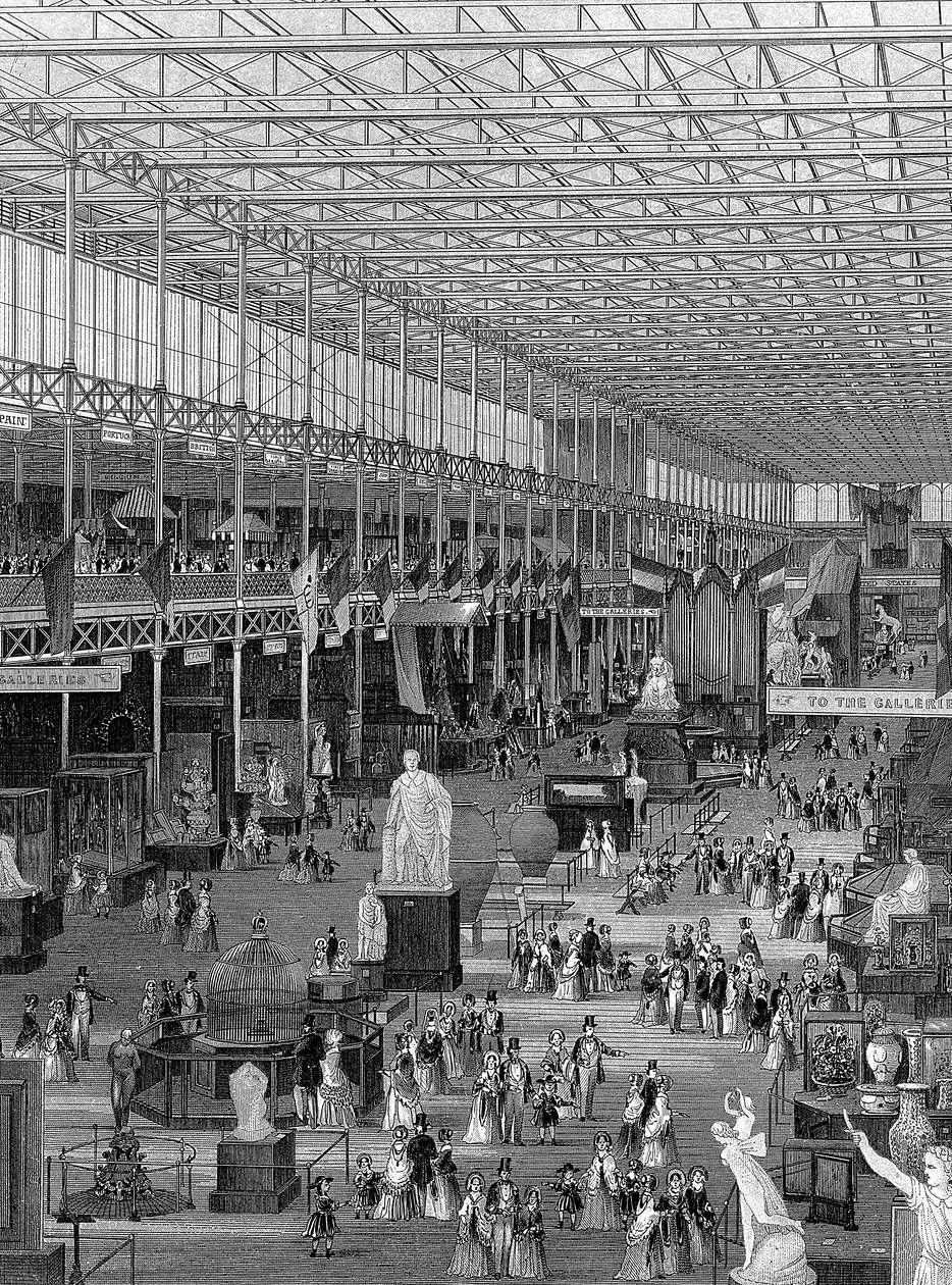 Great Exhibition in the Crystal Palace, Hyde Park, London, 1851 by Unbekannt