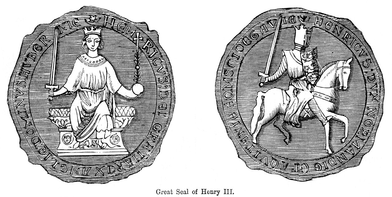 Great seal of Henry III by Unbekannt
