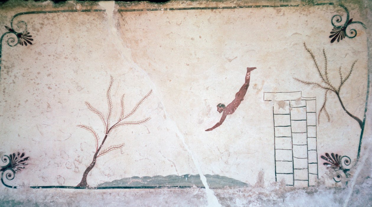 Greek Tomb Painting by Unbekannt