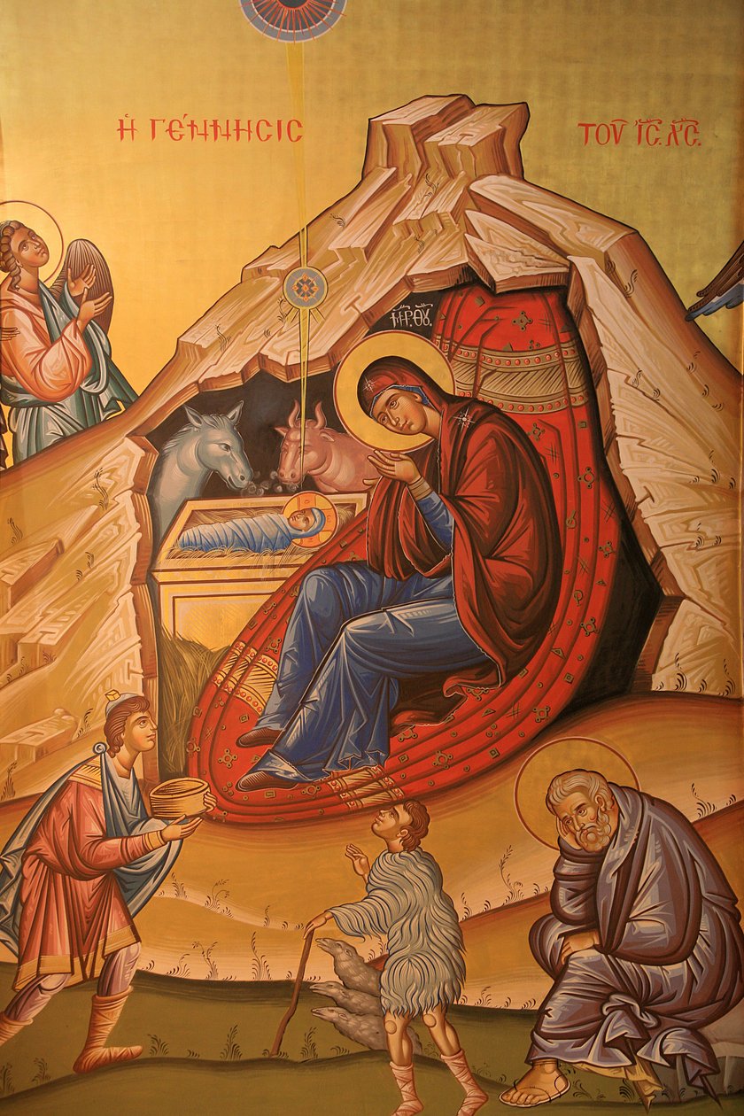 Greek orthodox icon depicting Christ