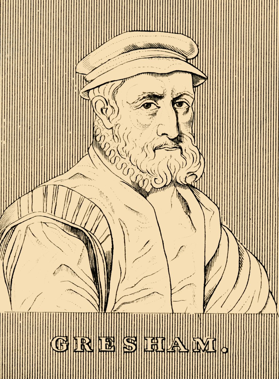 Gresham, c1519-1579, 1830 by Unbekannt