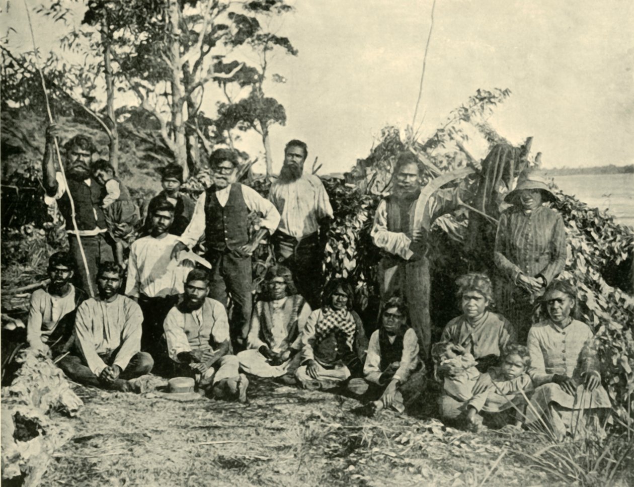 Group of Aboriginal People, Lake Tyers, Victoria, Australia, 1901 by Unbekannt