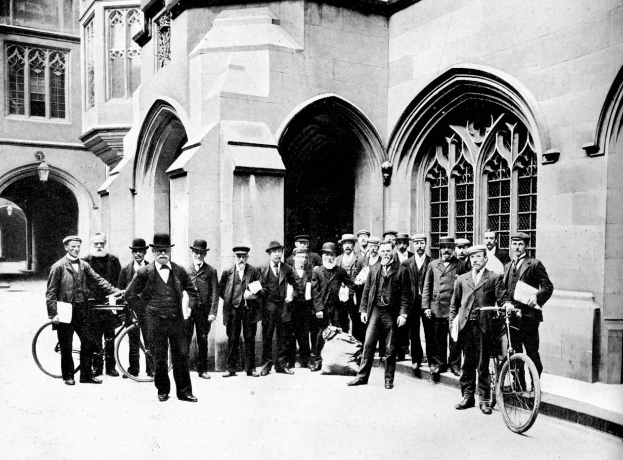 Group of Vote Office Messengers, Houses of Parliament, Westminster, London by Unbekannt