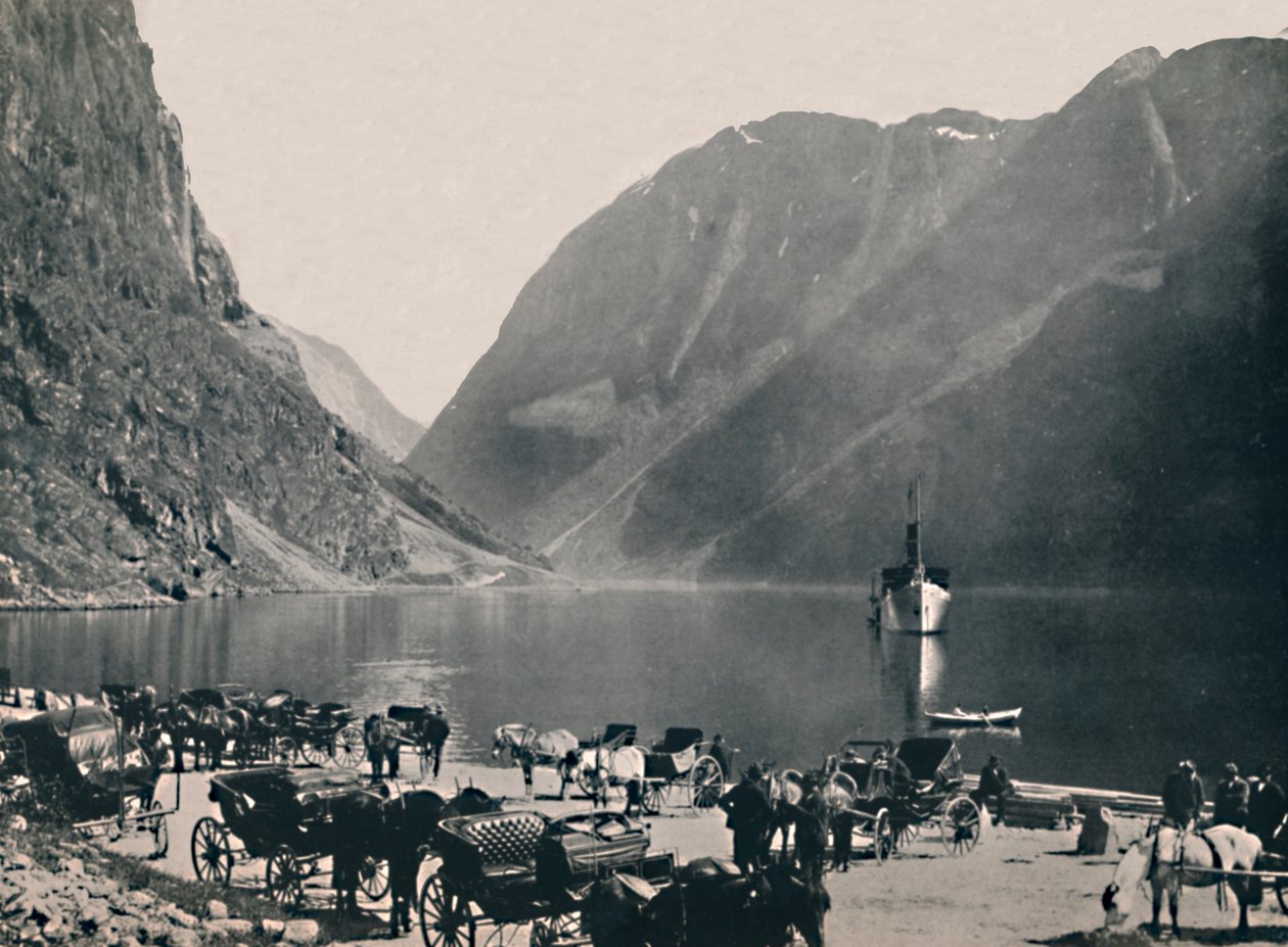 Gudvangen, Naeroyfjord by Unbekannt