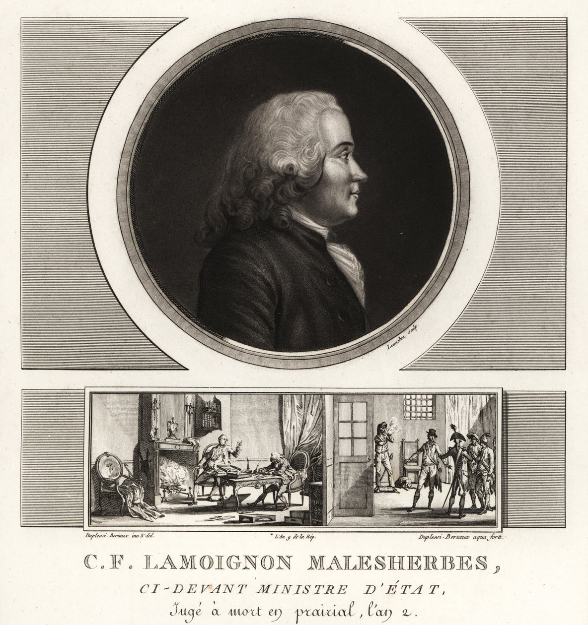 Guillaume-Chretien de Lamoignon de Malesherbes, French statesman by Unbekannt