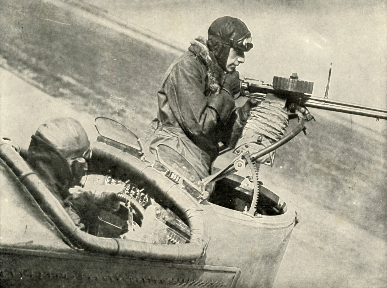 Gun and the Instruments Used by the Pilot by Unbekannt