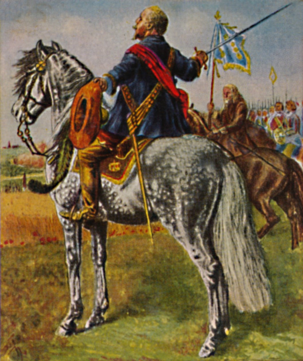Gustav Adolf 1594-1632. After the Painting by W. Camphausen, 1934 by Unbekannt