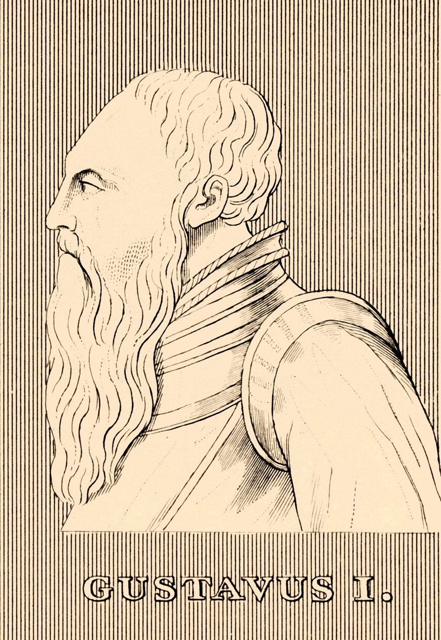 Gustavus I, 1496-1560, 1830 by Unbekannt