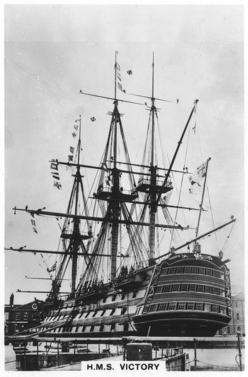 HMS Victory, Portsmouth, Hampshire, 1936 by Unbekannt