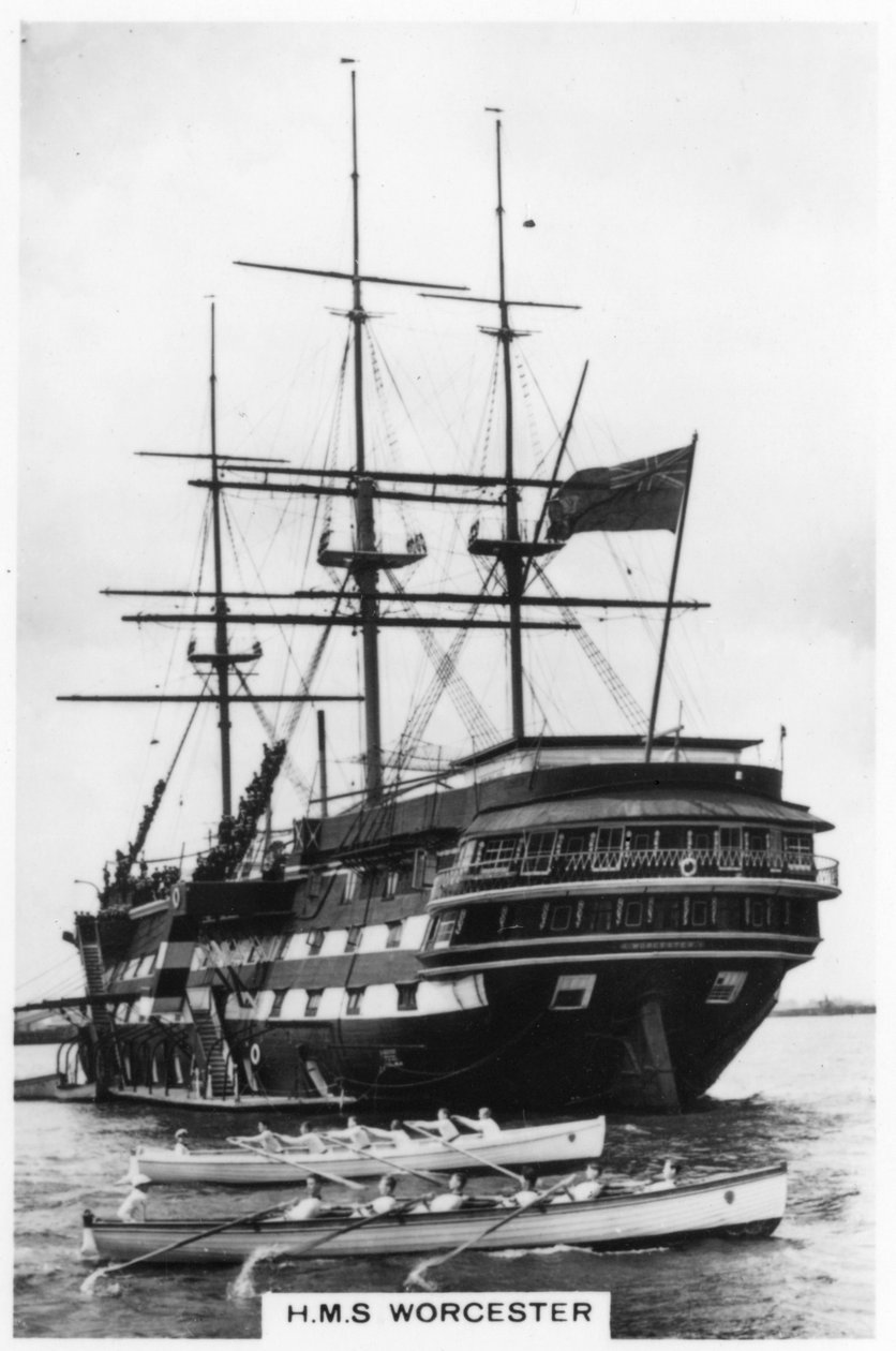 HMS Worcester by Unbekannt