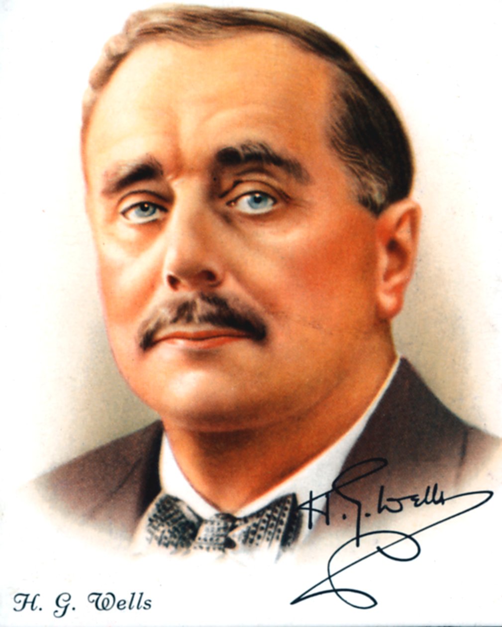 H. G. Wells, English author and popular historian by Unbekannt