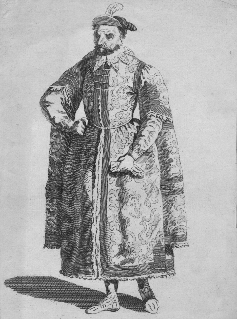 Habit of a Merchant of London in 1640 by Unbekannt