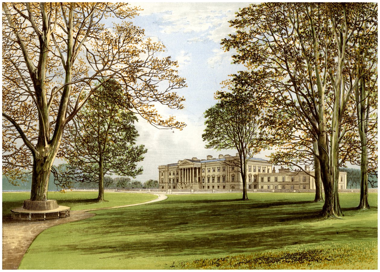 Hamilton Palace, South Lanarkshire, c1880 by Unbekannt