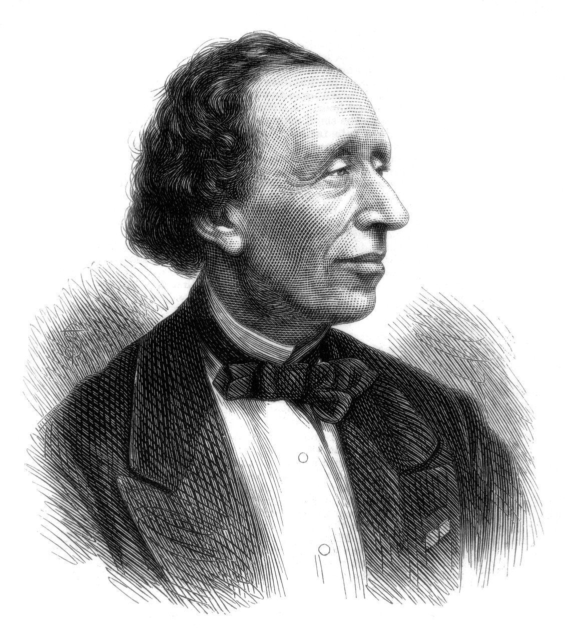 Hans Christian Andersen, Danish poet and author of fairy tales by Unbekannt