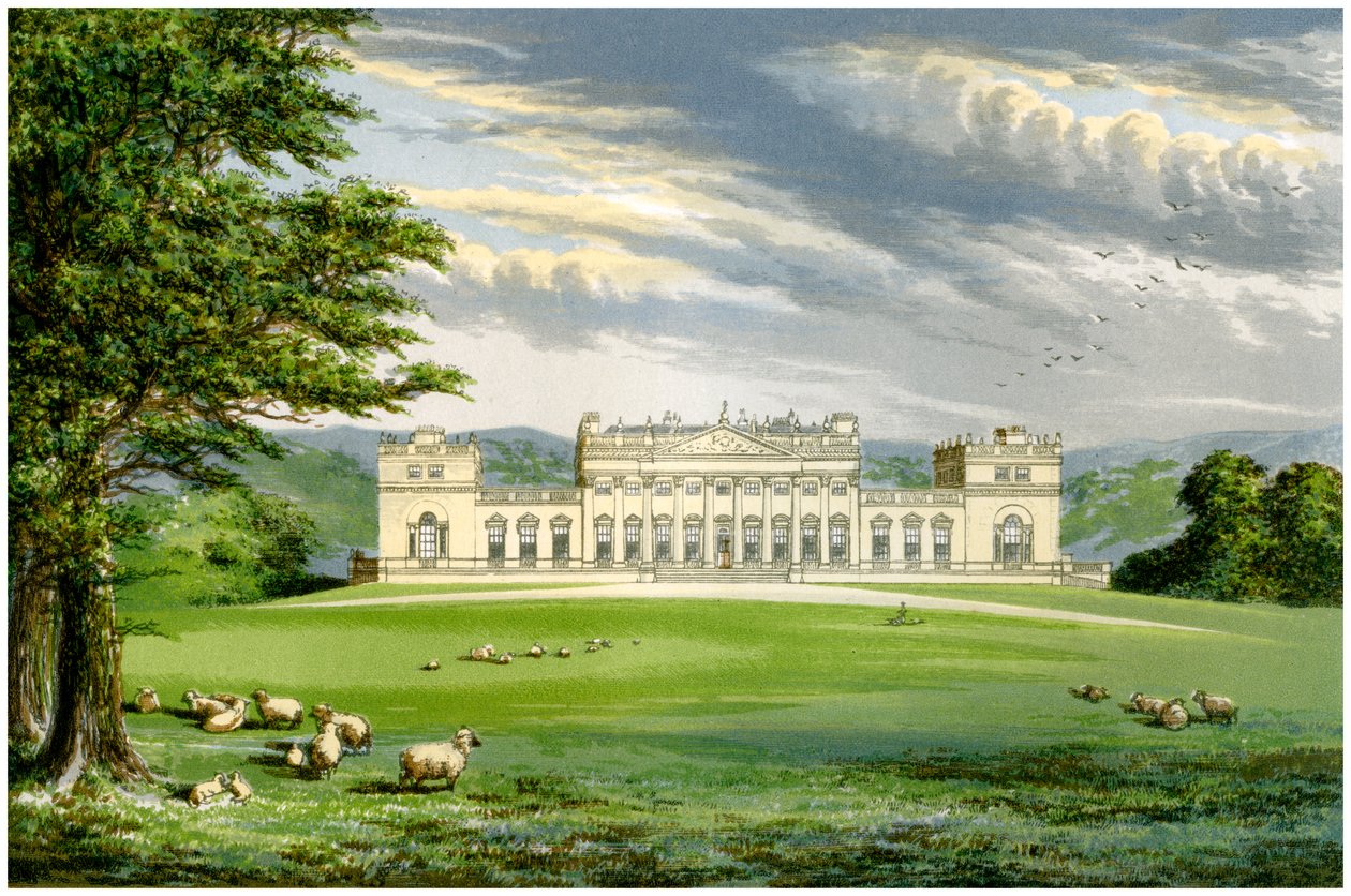 Harewood House, Yorkshire, home of the Earl of Harewood by Unbekannt