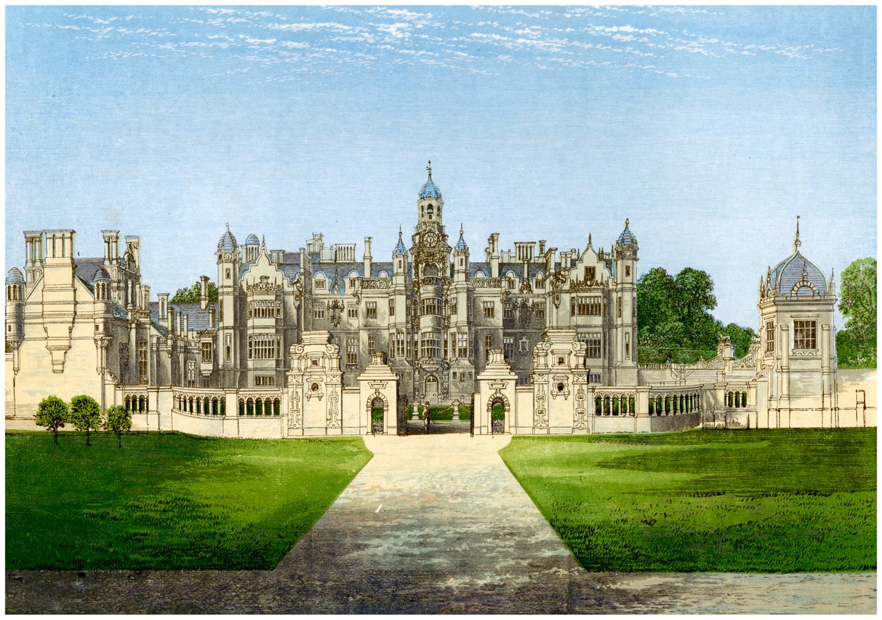 Harlaxton Manor, Lincolnshire, home of the Gregory family by Unbekannt