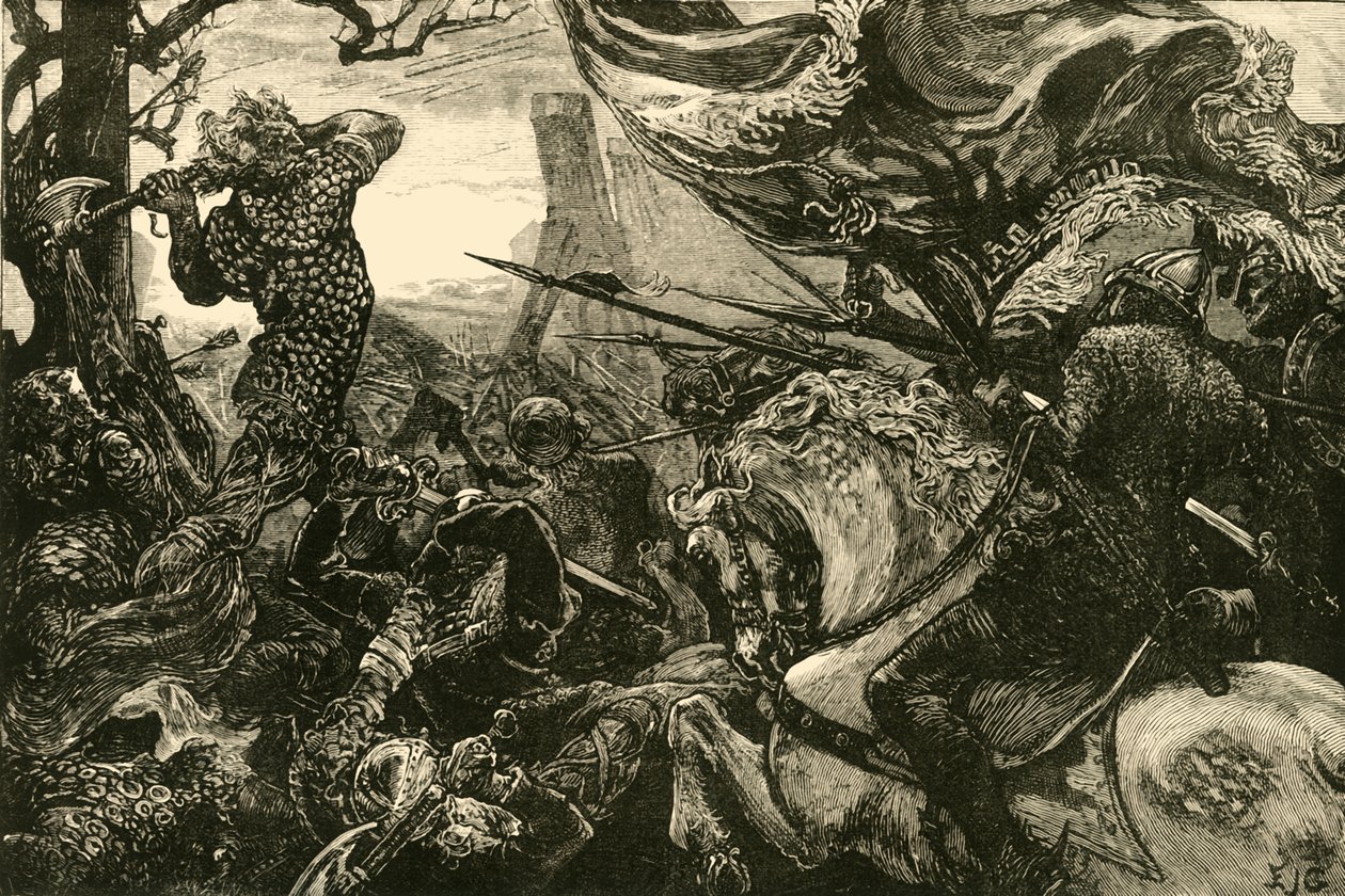 Harold at the Battle of Hastings, 1066, 1890 by Unbekannt