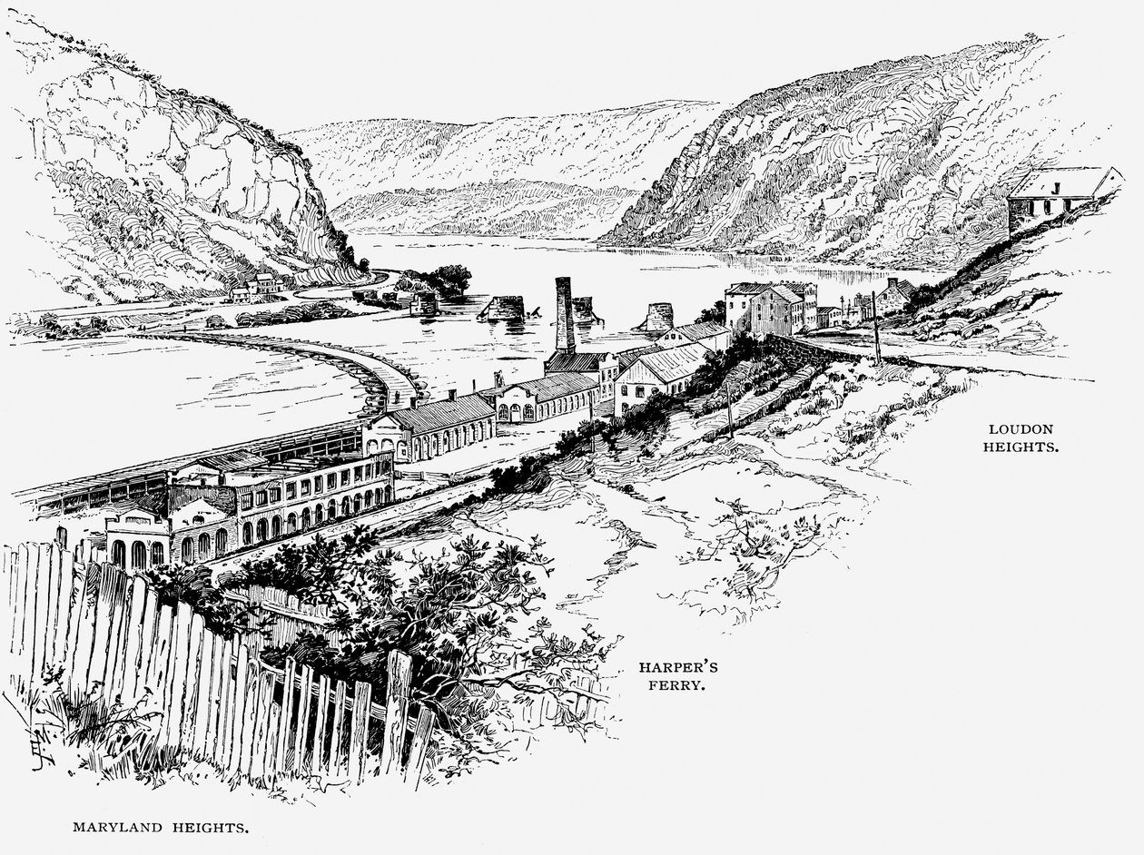Harpers Ferry, West Virginia by Unbekannt