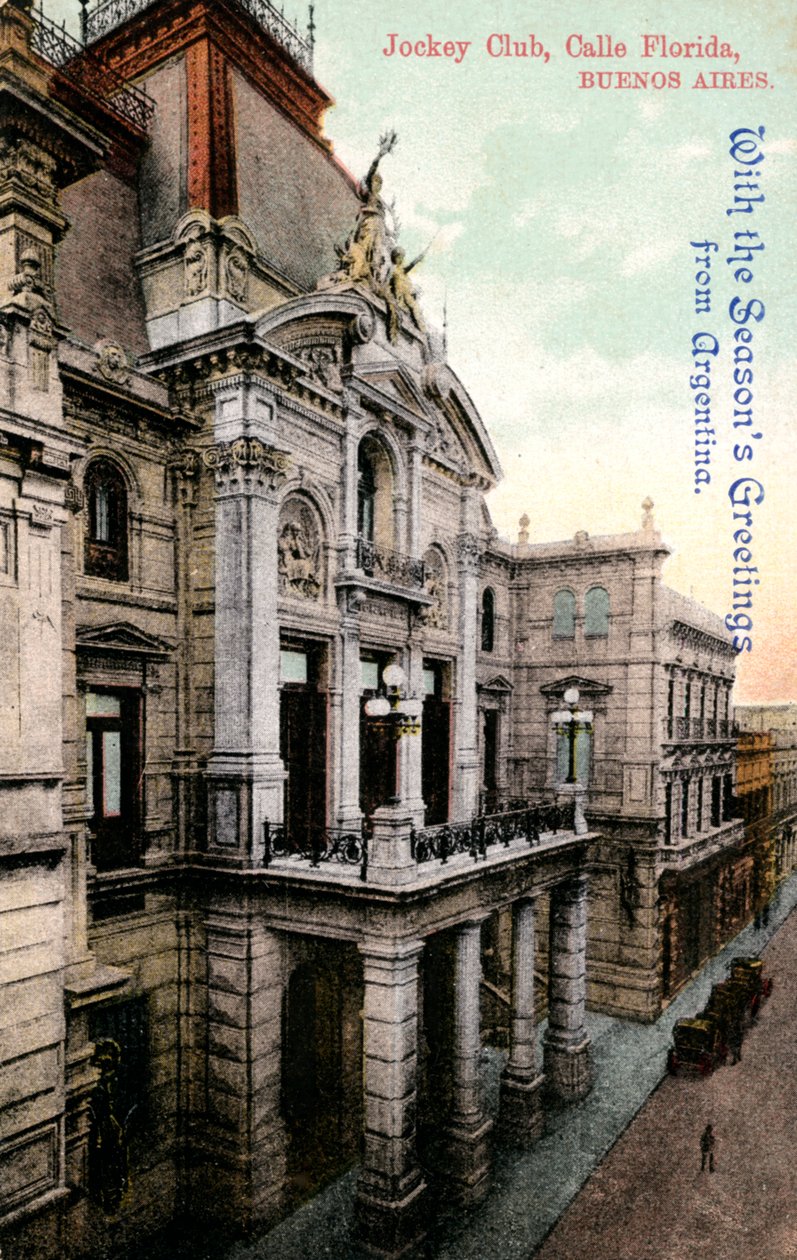 Headquarters of the Jockey Club, Calle Florida, Buenos Aires, Argentina, early 20th century by Unbekannt