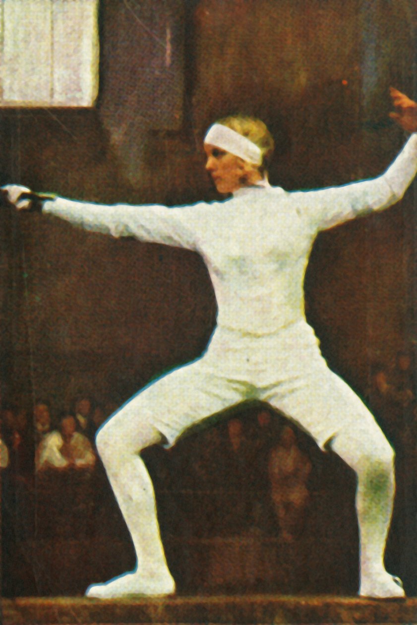 Helene Mayer, German world champion fencer by Unbekannt