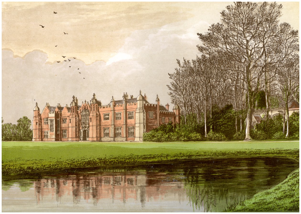 Hengrave Hall, Suffolk, Home of the Gage Family, c1880 by Unbekannt