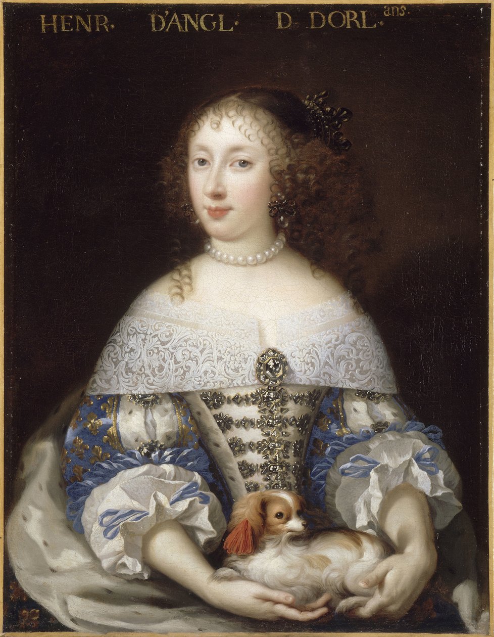 Henrietta of England, Duchess of Orléans 1644-1670, ca 1665 by Unbekannt
