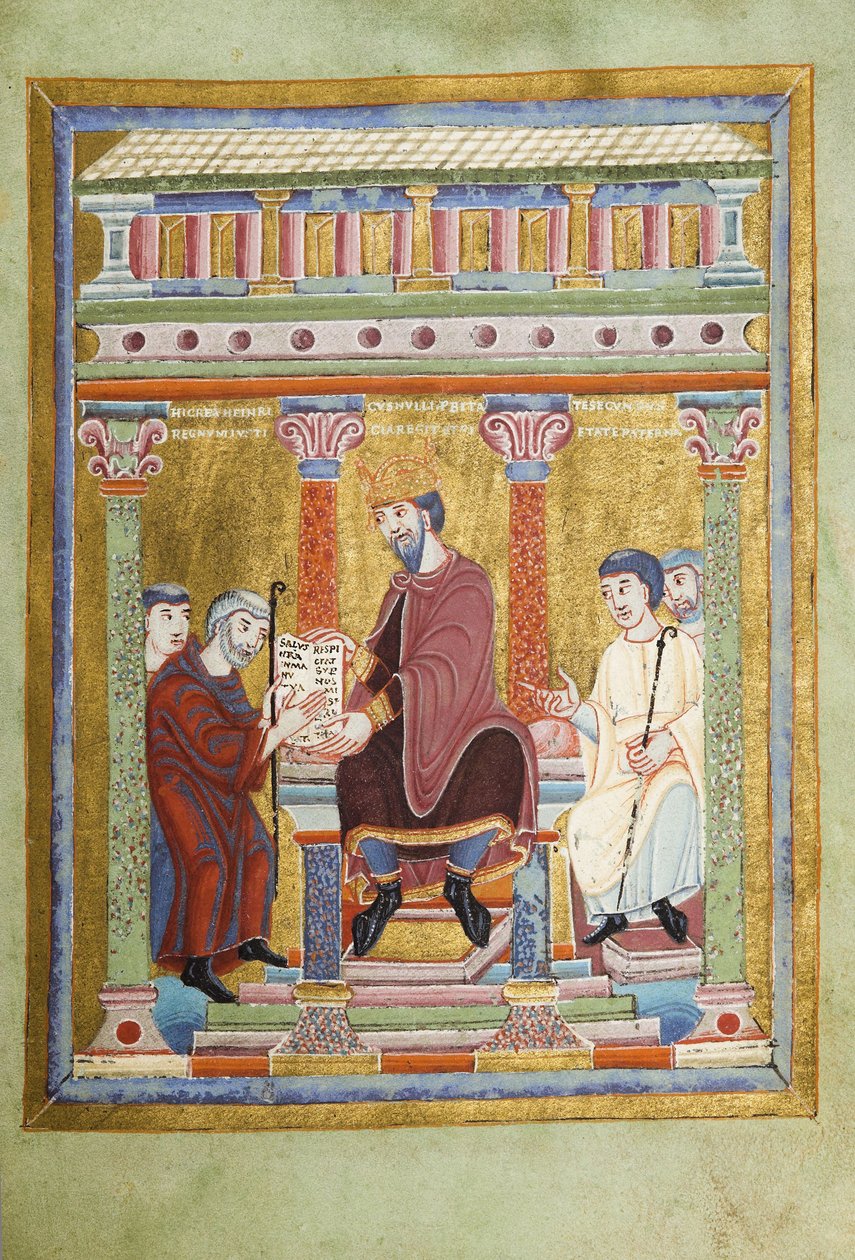 Henry III, Holy Roman Emperor, Evangelarium for Henry III, 1039-1043 by Unbekannt