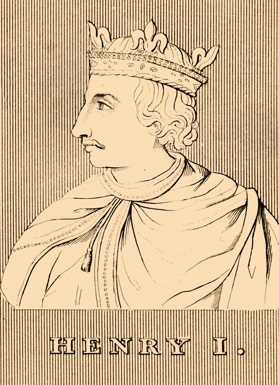 Henry I, c1068-1135, 1830 by Unbekannt