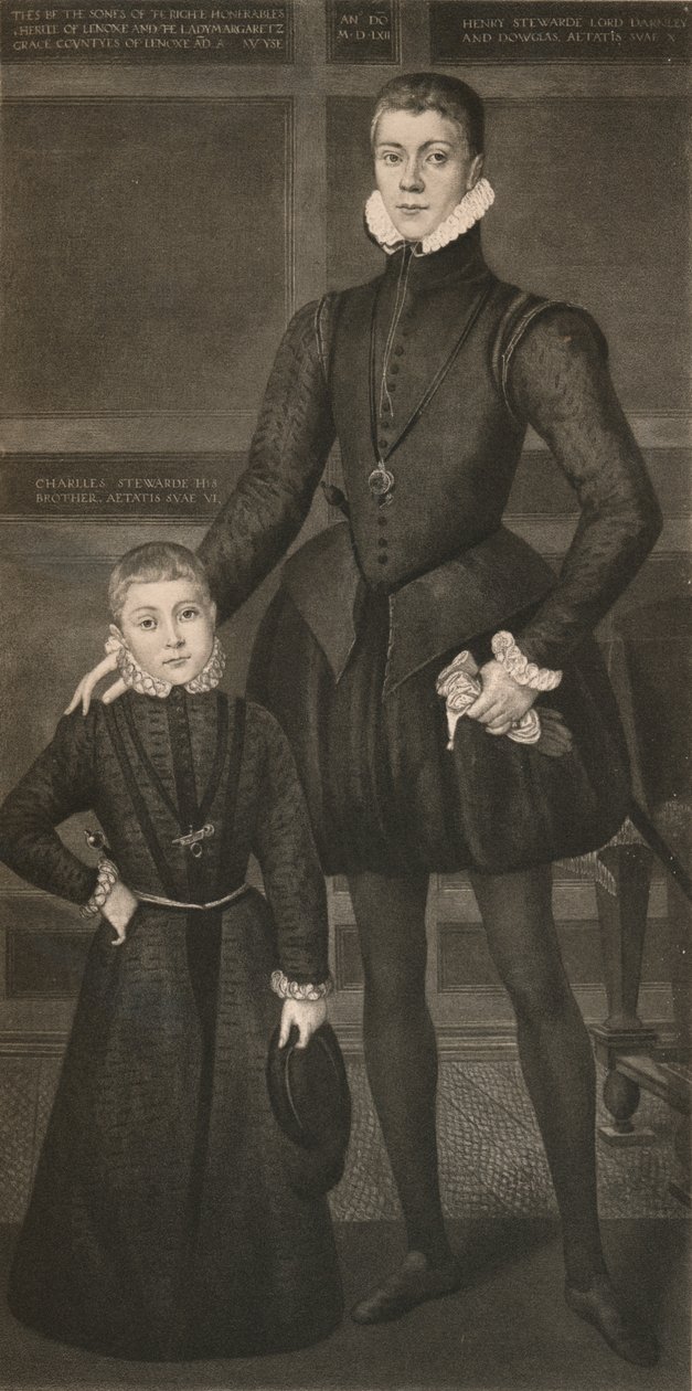 Henry Lord Darnley, and his Brother Charles, c16th century, 1904 by Unbekannt