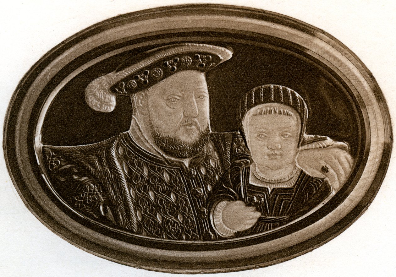 Henry VIII and Prince Edward by Unbekannt