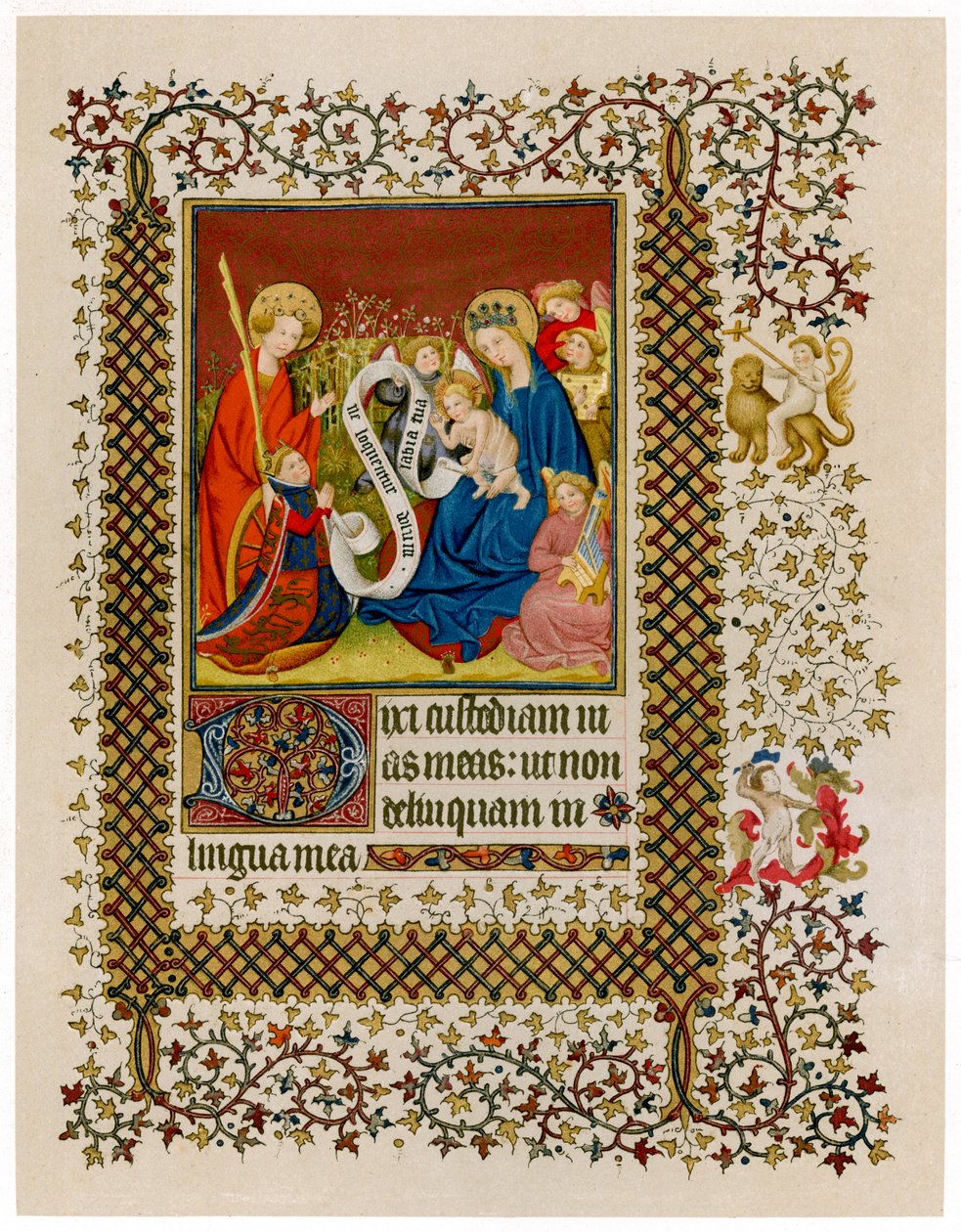 Henry VI before the Virgin and Child, c1420 by Unbekannt