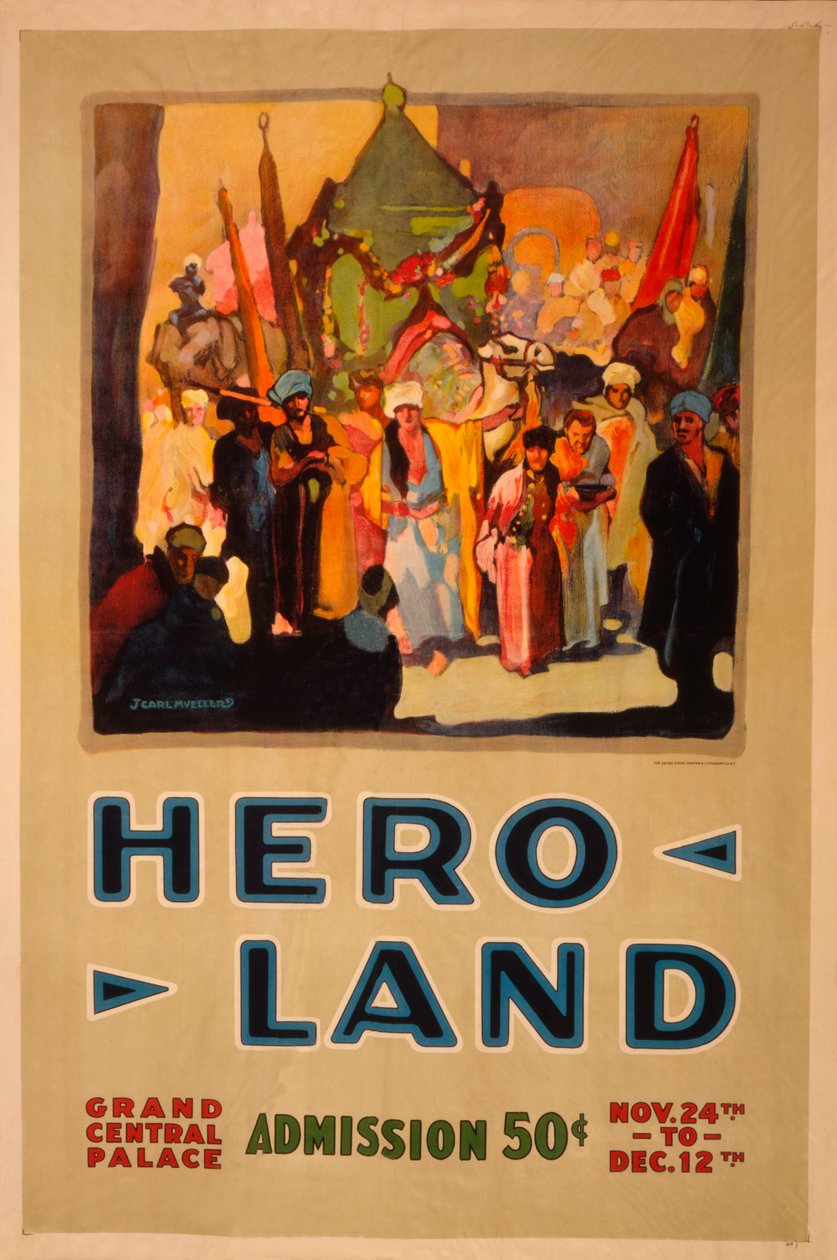 Hero Land Poster, New York by Unbekannt