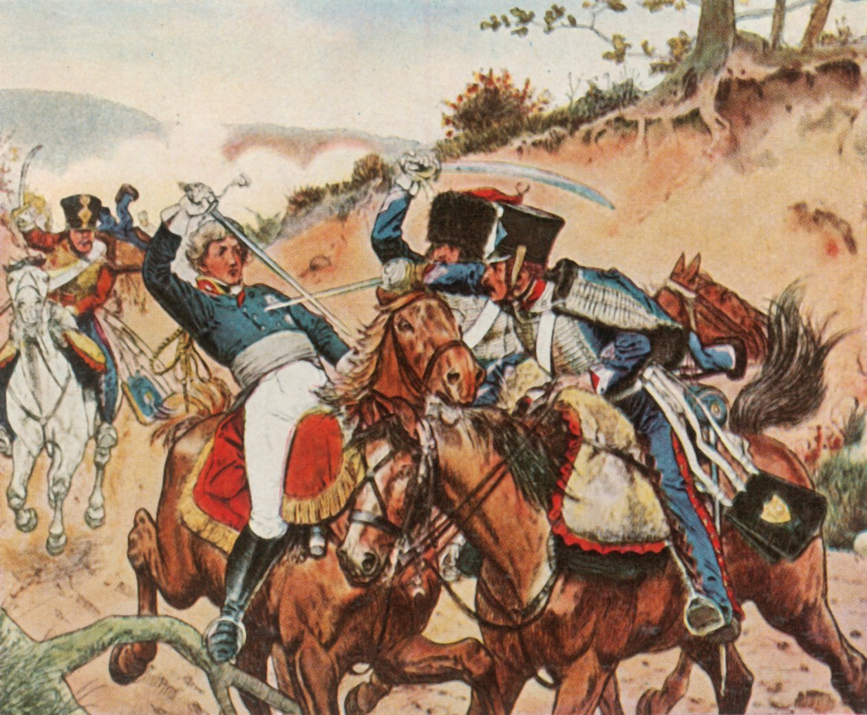 Heroic Death of Prince Louis Ferdinand of Prussia at Saalfeld, 10 October 1806, 1936 by Unbekannt