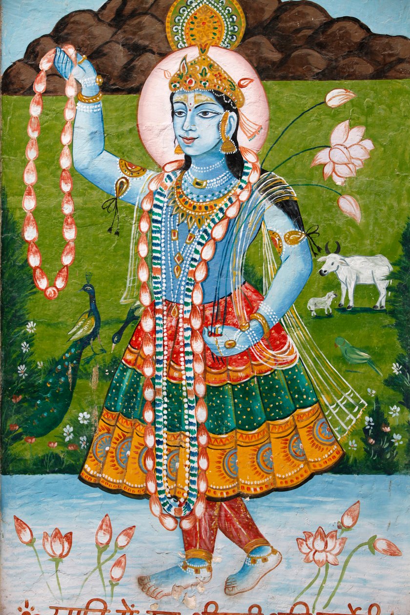 Hindu Goddess Radha, Mathura, India by Unbekannt
